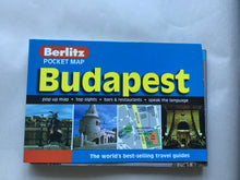 Load image into Gallery viewer, Berlitz  POCKET MAP  Budapest  pop up map • top sights  bars &amp; restaurants  speak the language  The world&#39;s best-selling travel guides
