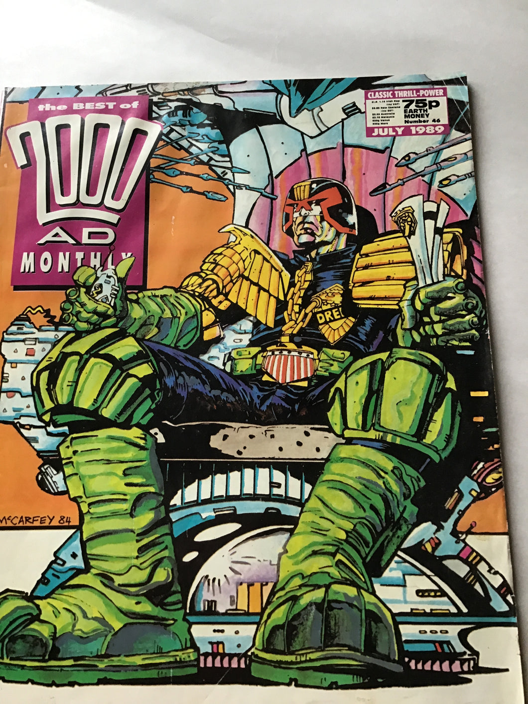 The best of 2000ad monthly July 1989 number 46