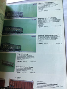 Trix new items for 1982 model railway catalogue Minitrix