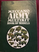 Load image into Gallery viewer, MECCANO  ARMY  MULTIKIT  BOOK OF MODELS Paperback 1974
