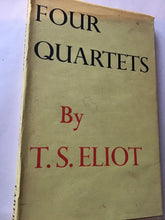 Load image into Gallery viewer, Four Quartets. Hardcover. By T. S. ELIOT.  1952
