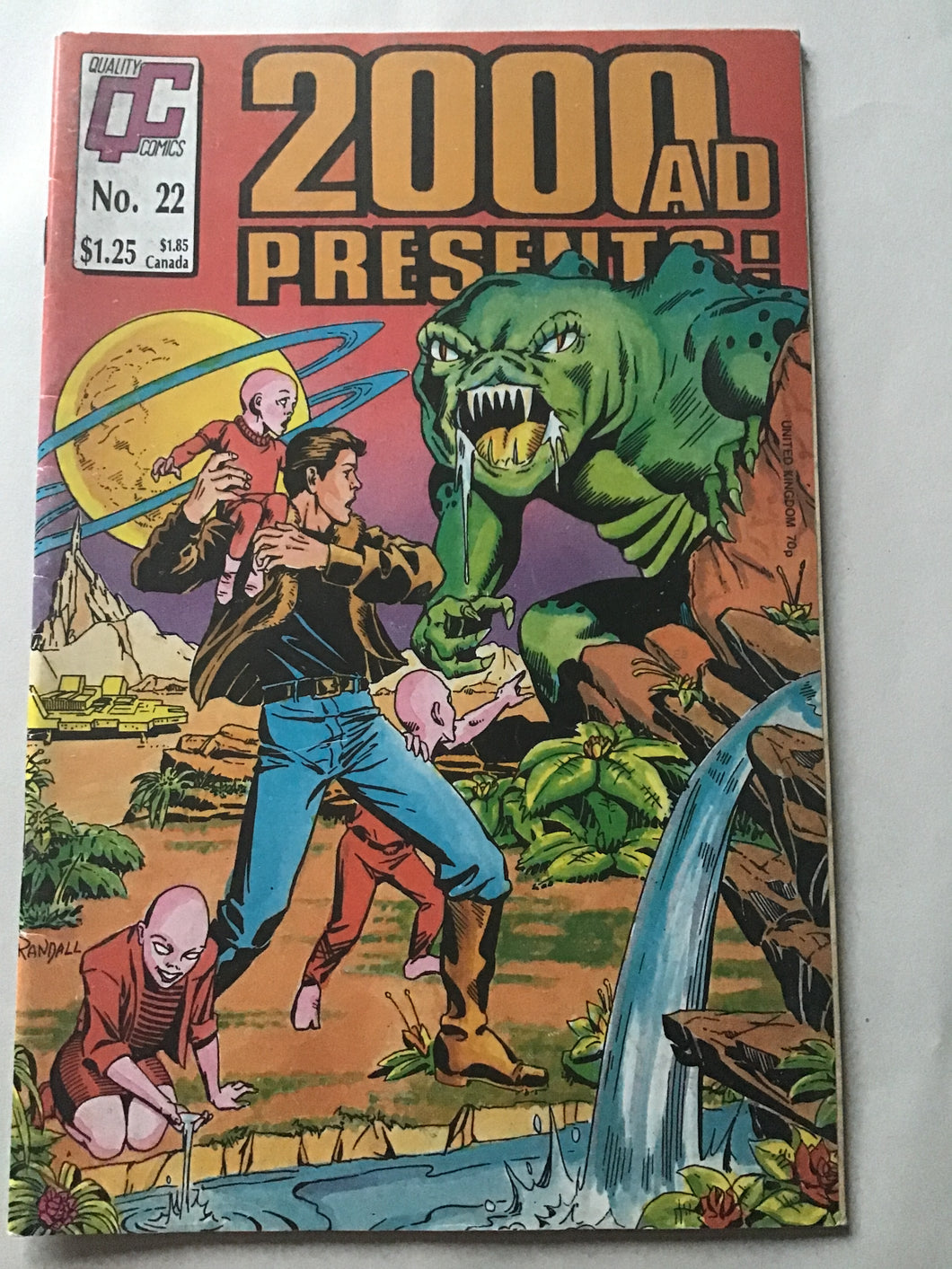 Quality comics QC 1987 number 22 2000AD presents