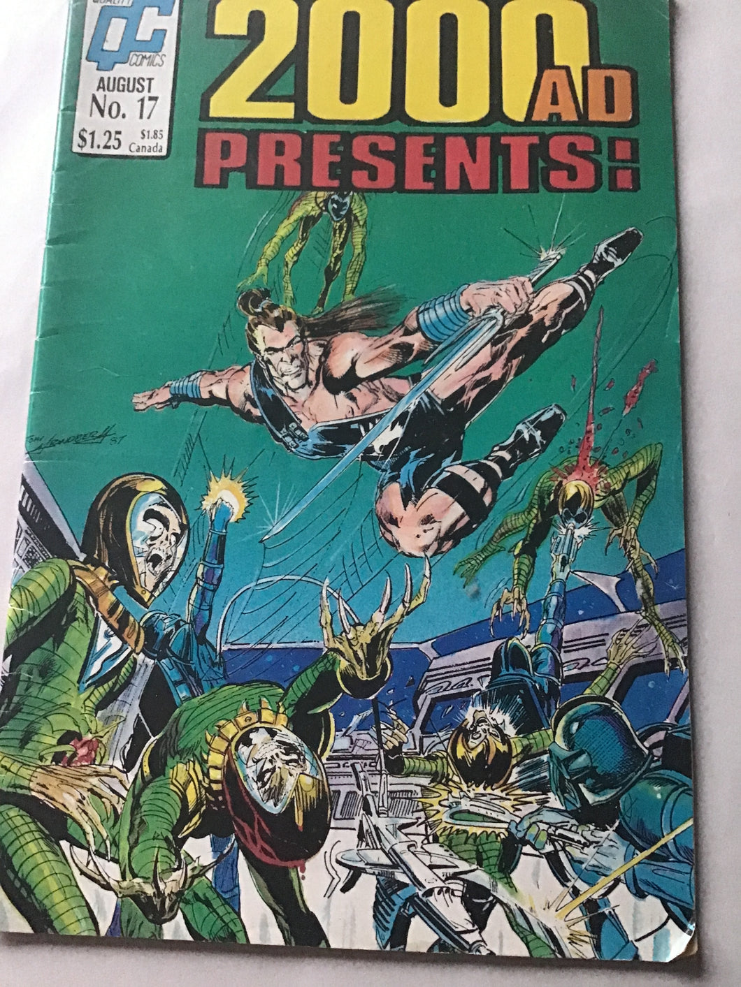 Quality comics QC August number 17 2000AD Presents