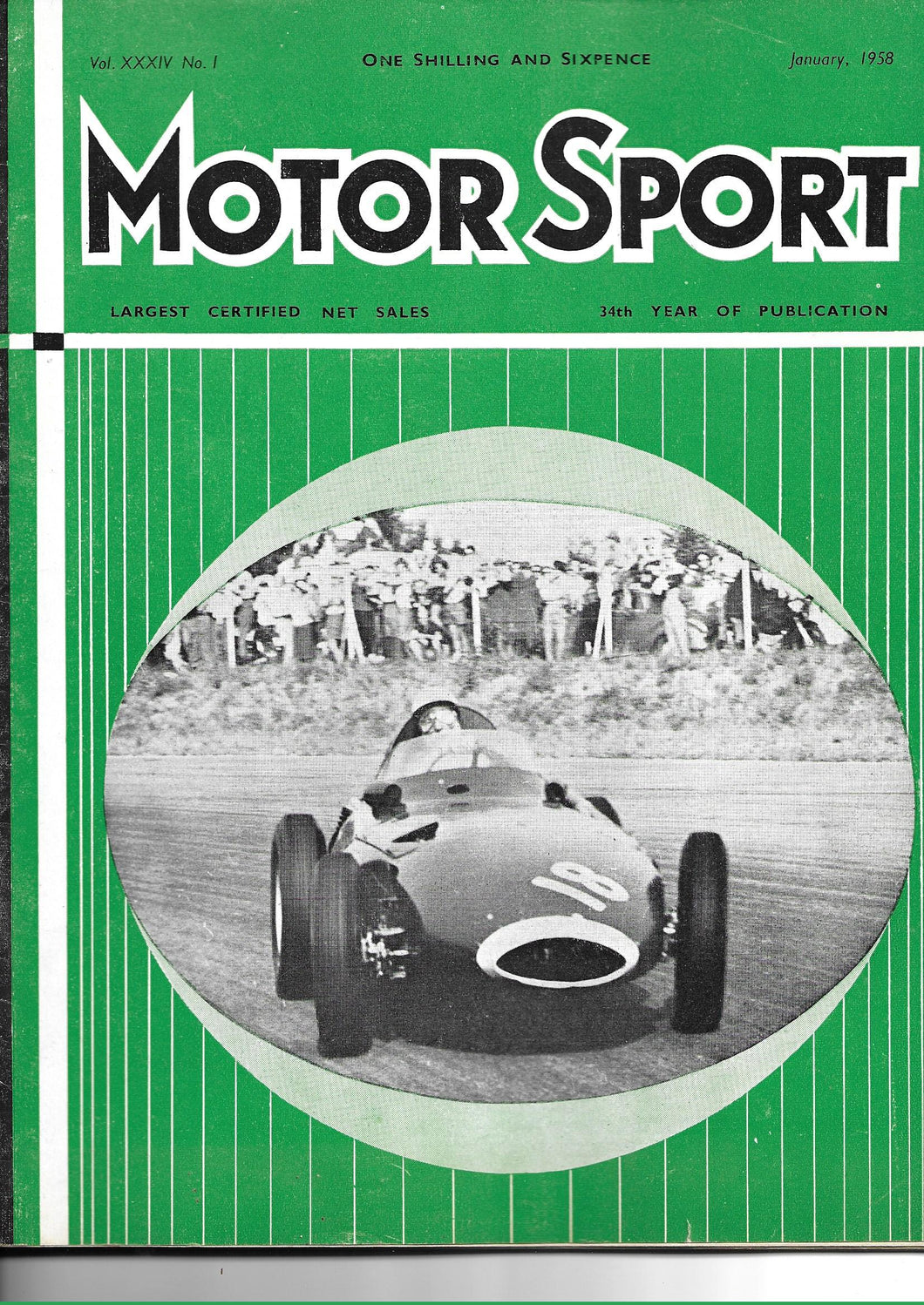 Motor Sport Magazine Vol XXXIV No 1 January 1958