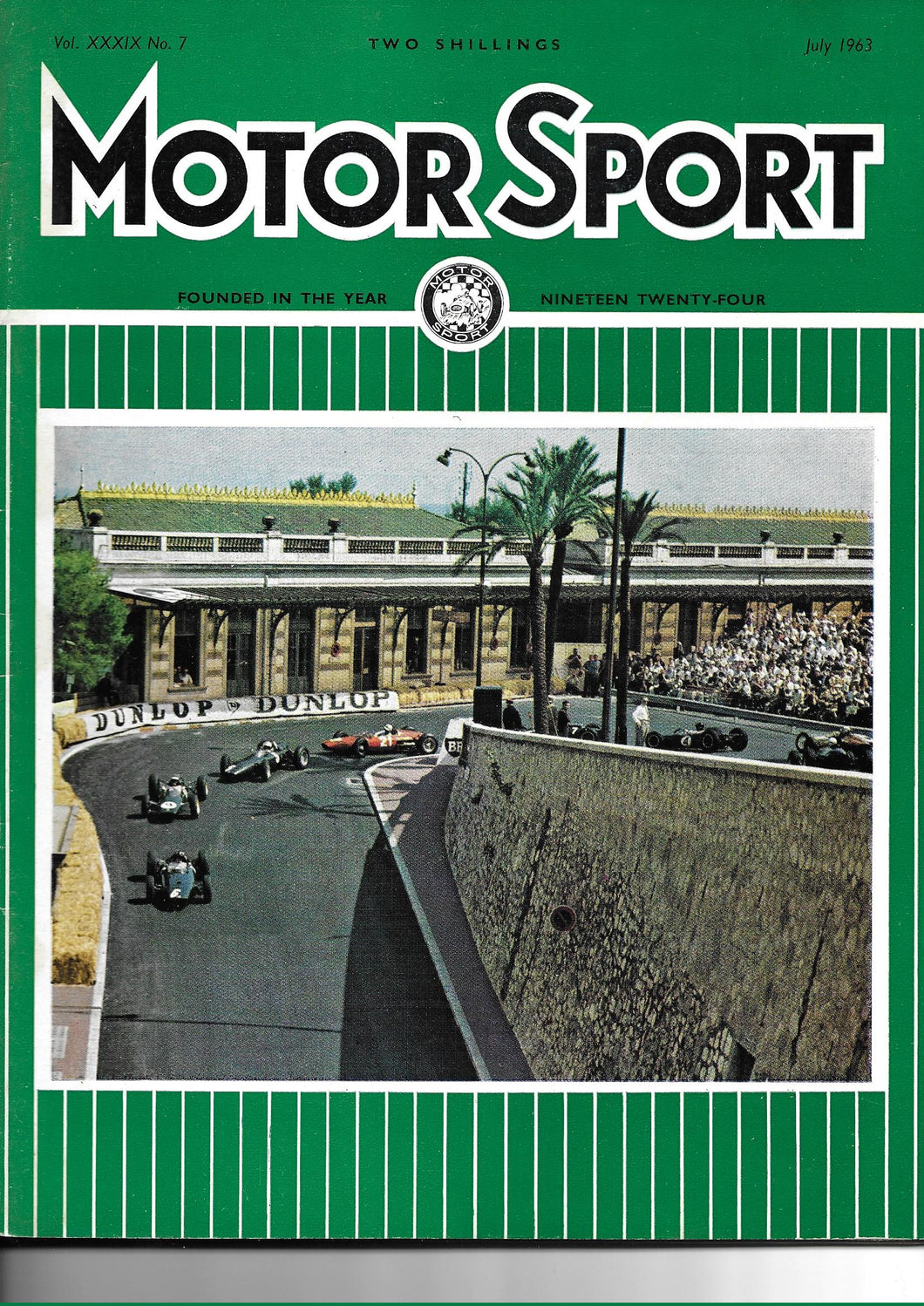 Motor Sport Magazine Vol XXXIX No 7 July 1963