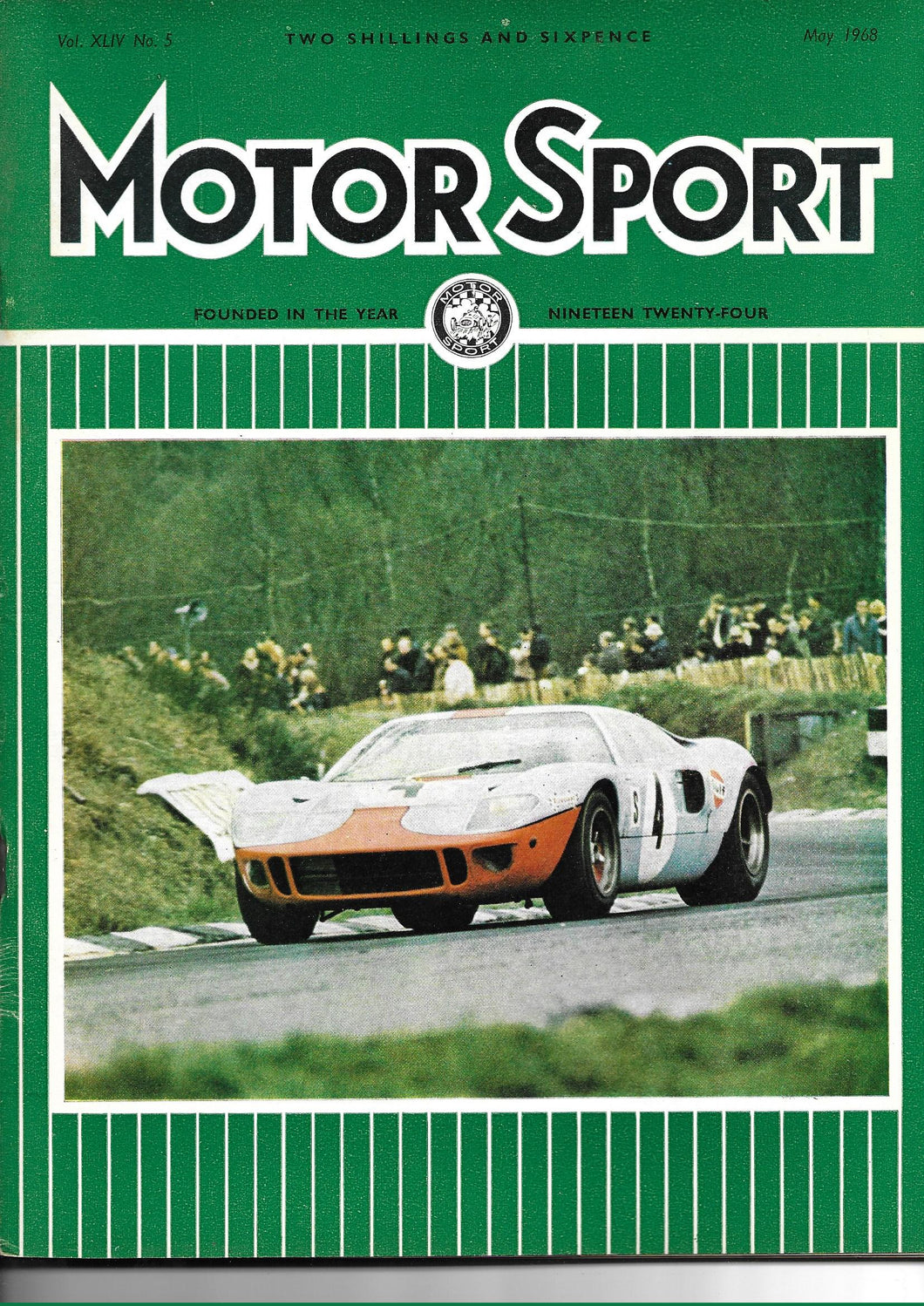 Motor Sport Magazine VOL XLIV No. 5 May 1968