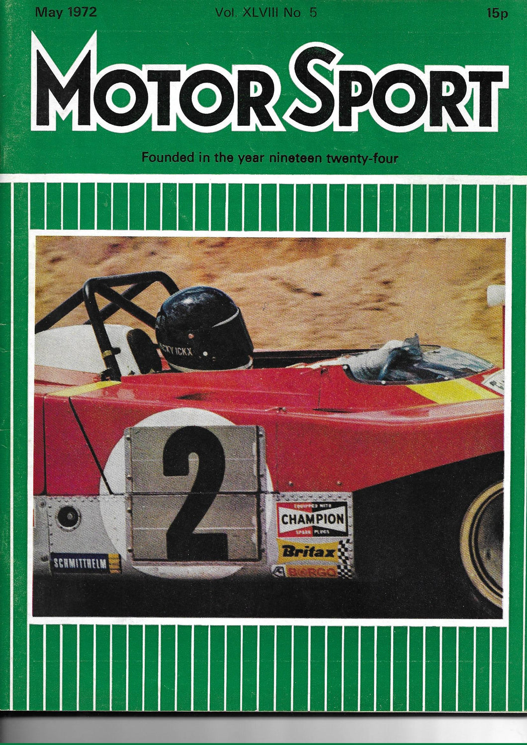 Motor Sport Magazine May 1972 Vol XLVIII No 5