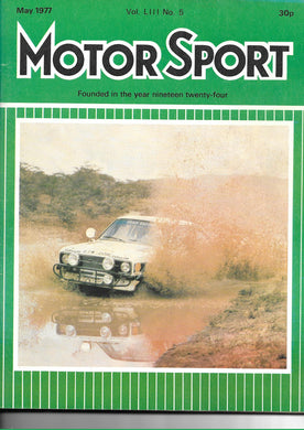 Motor Sport Vol LIII No 5 May 1977