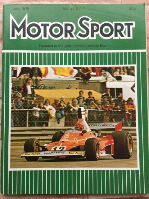 Motor Sport Magazine, July 1975, Vol. LI No. 7
