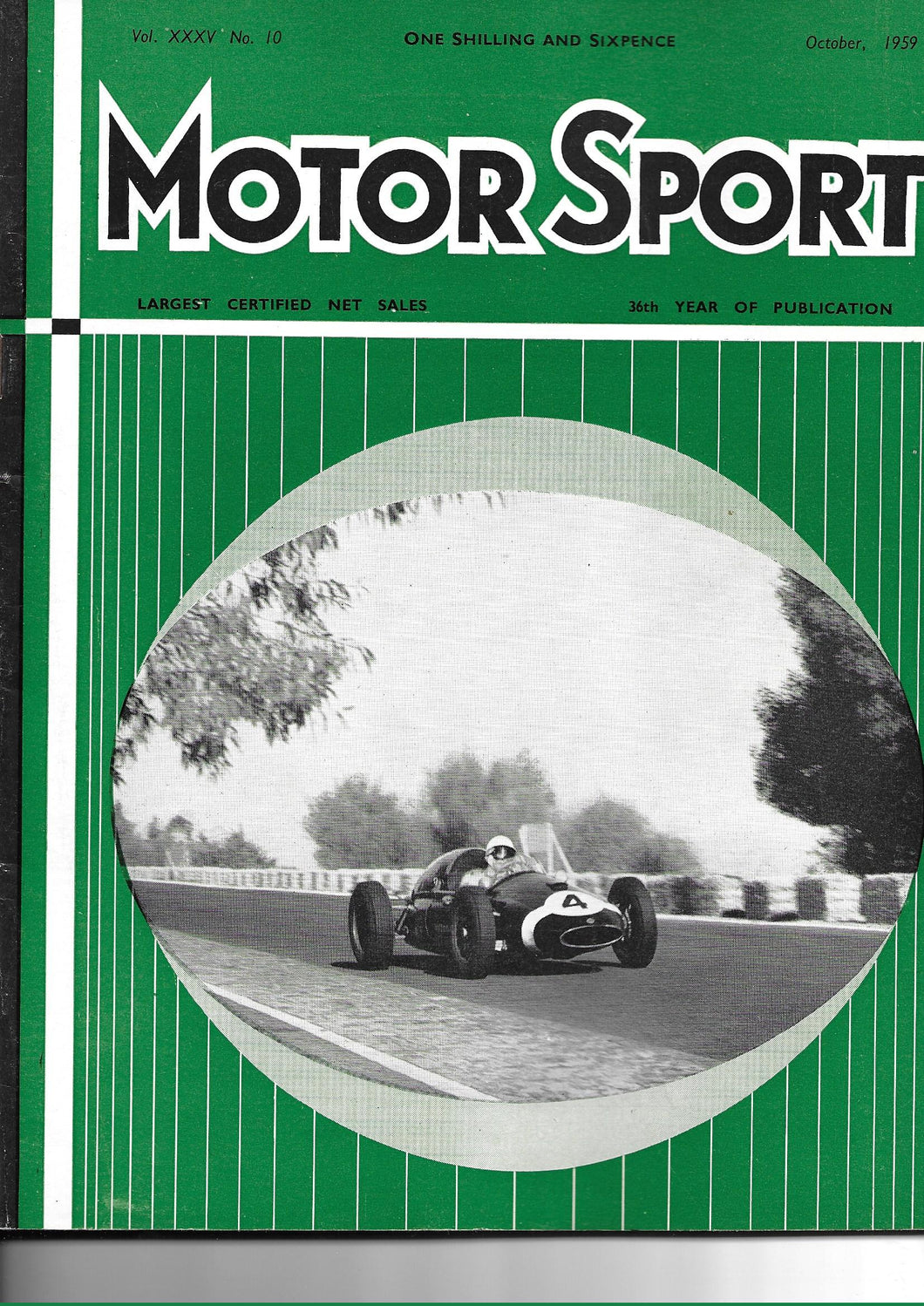 Motor Sport Magazine Vol XXXV No 10 October 1959