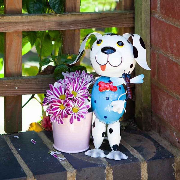 Dog -  Plant pot - Home and Garden Planter 28 x 12 x 22 cm Pot-Pets - Colourful plant pot