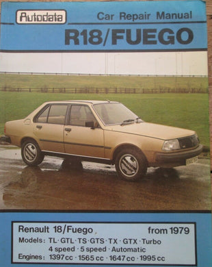 Renault 18 / Fuego Car Repair Manual
