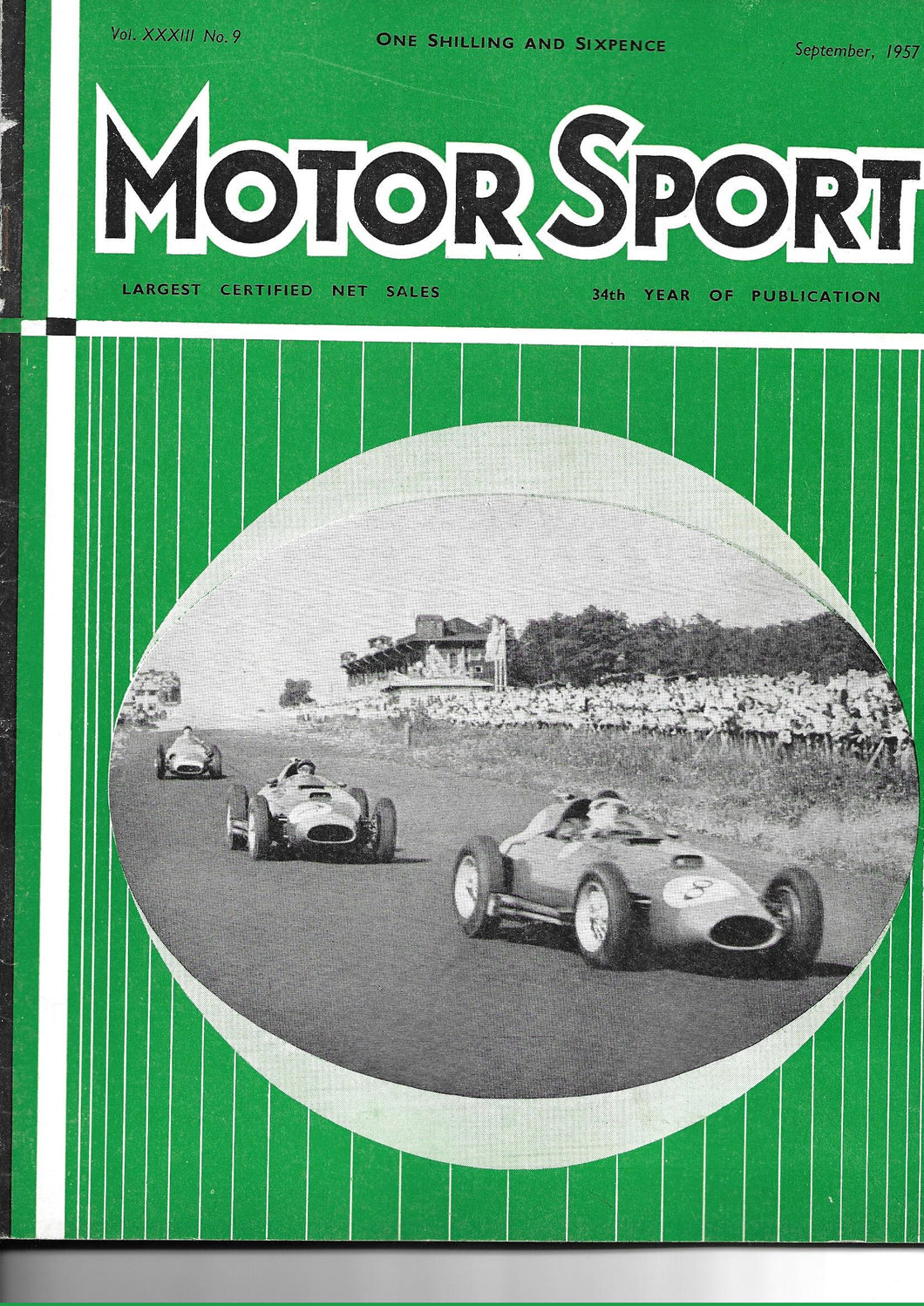 Motor Sport Magazine Vol XXXIII No 9 September 1957